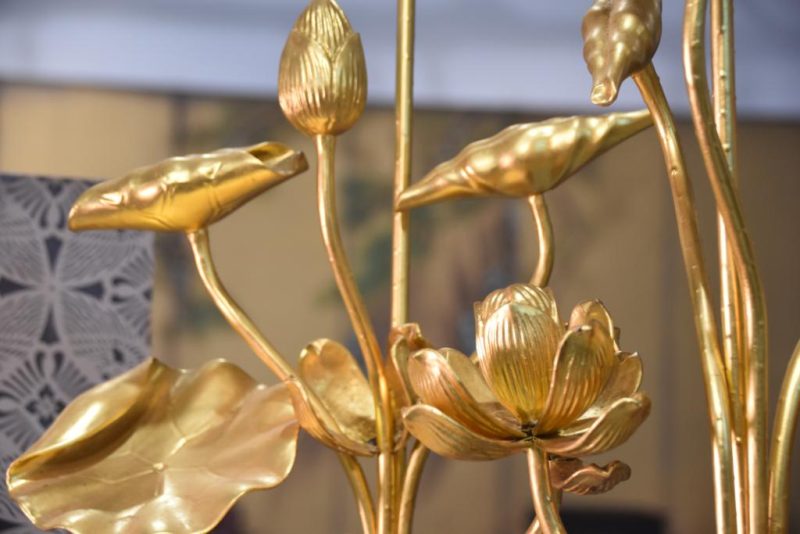 Gilded Lotus Temple Flowers - Image 9