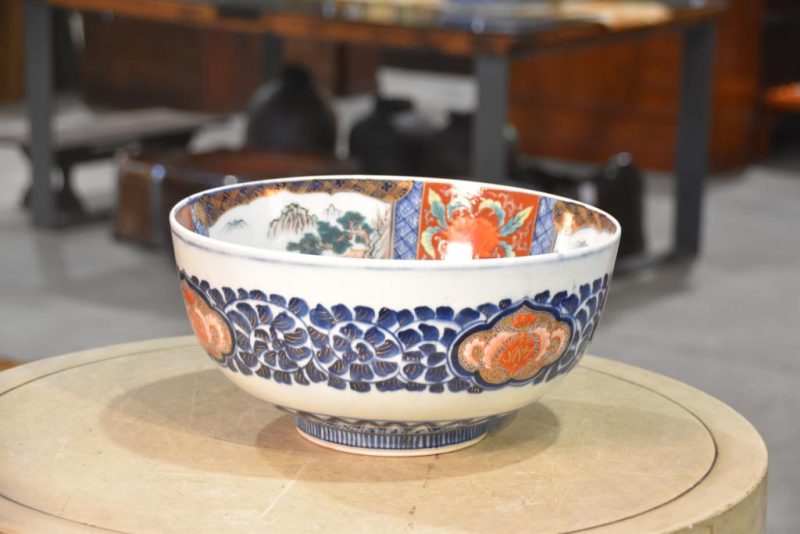 Japanese Coloured Imari Porcelain Bowl