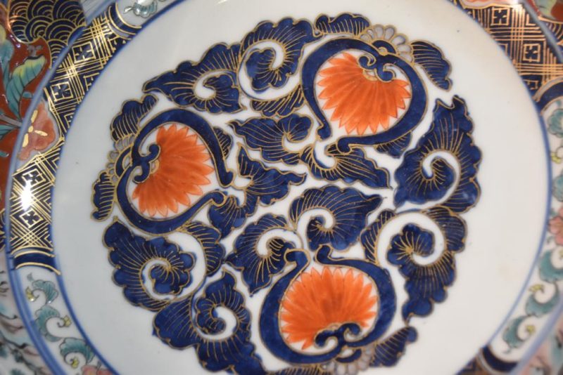 Japanese Coloured Imari Porcelain Bowl - Image 7