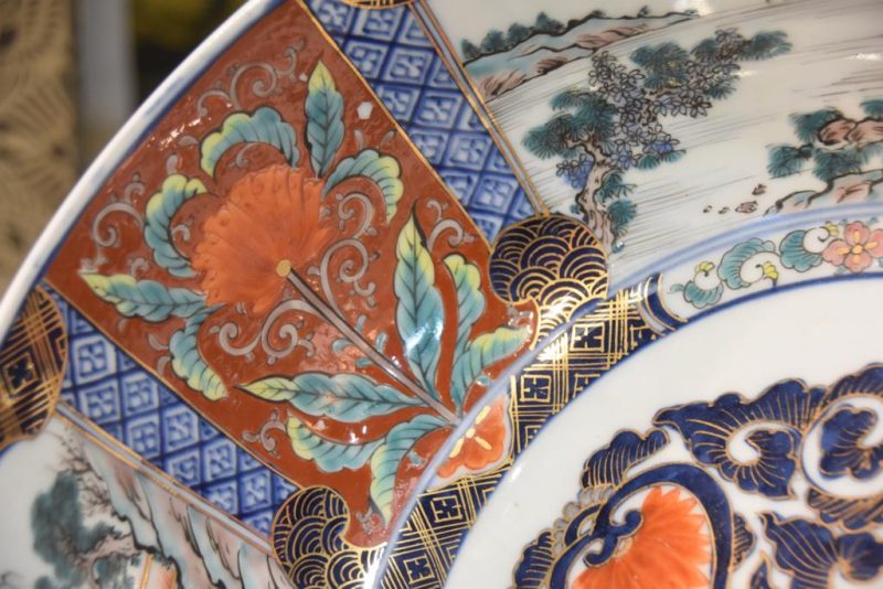 Japanese Coloured Imari Porcelain Bowl - Image 6