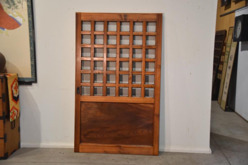 Japanese Hinoki Wood Kura (Storehouse) Door
