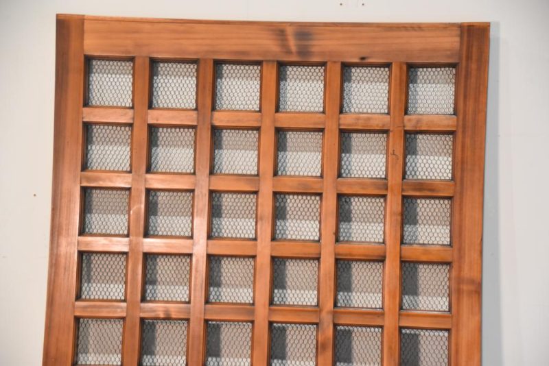 Japanese Hinoki Wood Kura (Storehouse) Door - Image 2