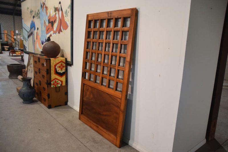 Japanese Hinoki Wood Kura (Storehouse) Door - Image 5