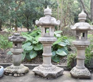 Antique Garden Lantern from Kyoto Japan Height:2450mm