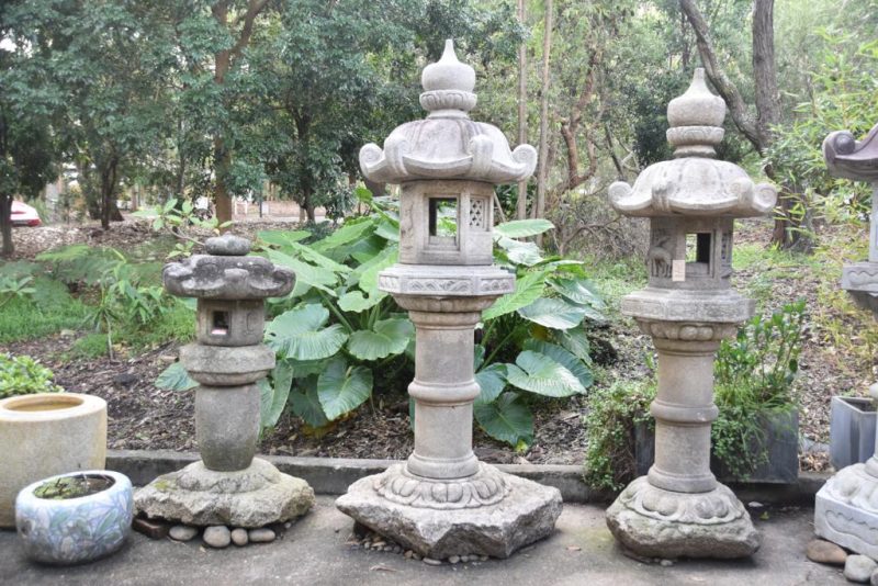 Antique Garden Lantern from Kyoto Japan Height:2450mm