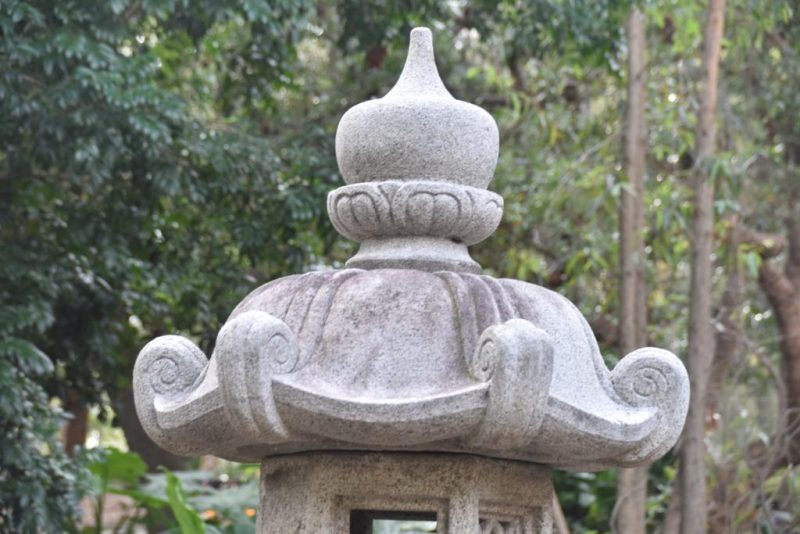Antique Garden Lantern from Kyoto Japan Height:2450mm - Image 2