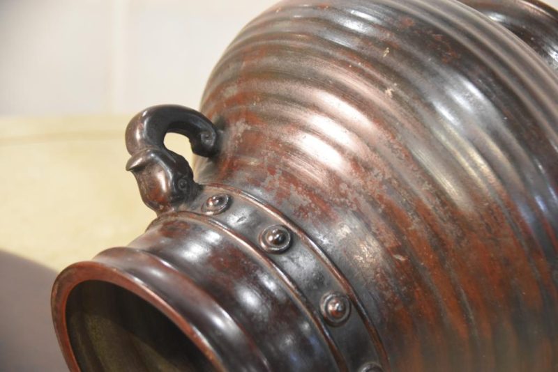 Murashi Do Usubata Vintage Bronze Flower Vase - Image 11