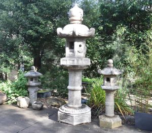 Antique Japanese Garden Lantern Height:3150mm