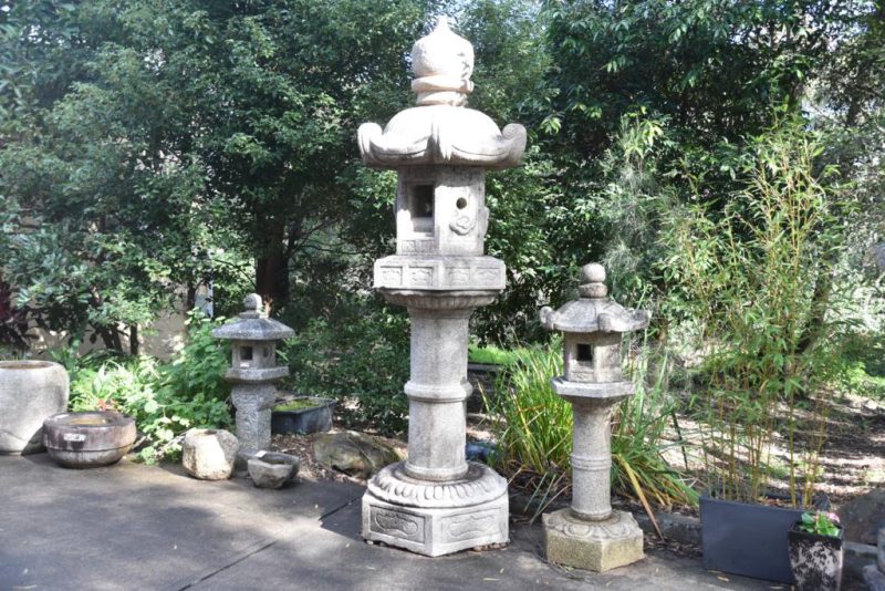 Antique Japanese Garden Lantern Height:3150mm