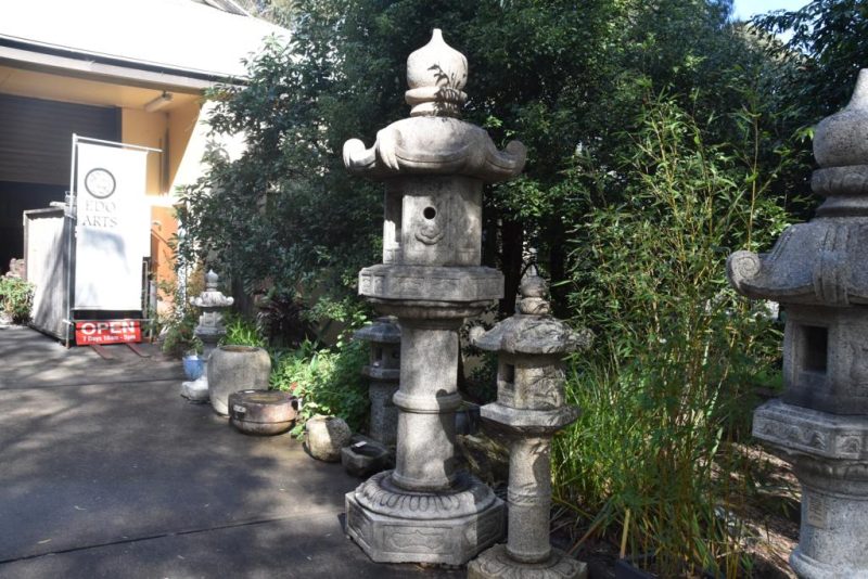 Antique Japanese Garden Lantern Height:3150mm - Image 6