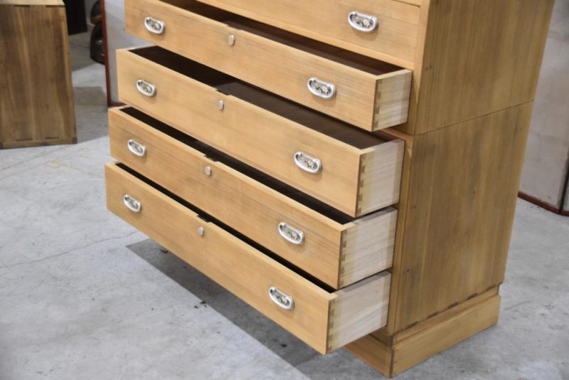 An Exceptional Quality Vintage 3 Section Wedding Chest Width:1090mm - Image 7