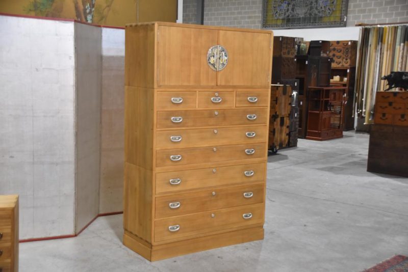 An Exceptional Quality Vintage 3 Section Wedding Chest Width:1090mm - Image 2