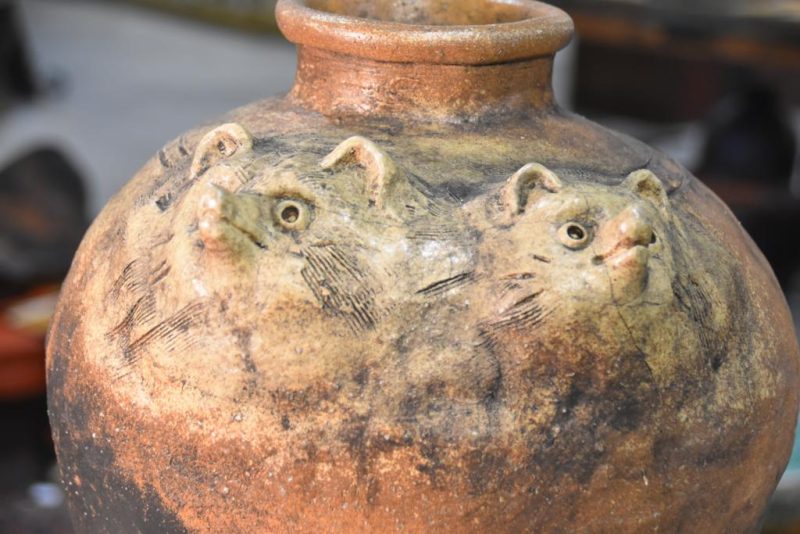Shigaraki Tanuki Chatsubo (Dry Tea Storage) - Image 2