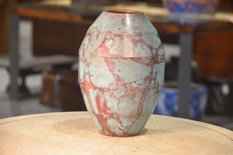 Japanese Seido Bronze Flower Vase - Image 6