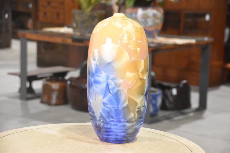 Crystalline Ceramic Vase