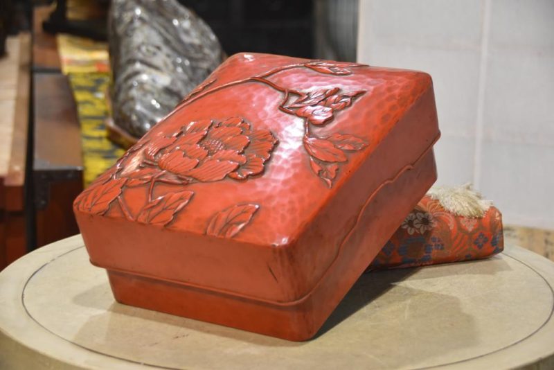 Vintage Kamakura Bori Lacquer Letter Box - Image 10