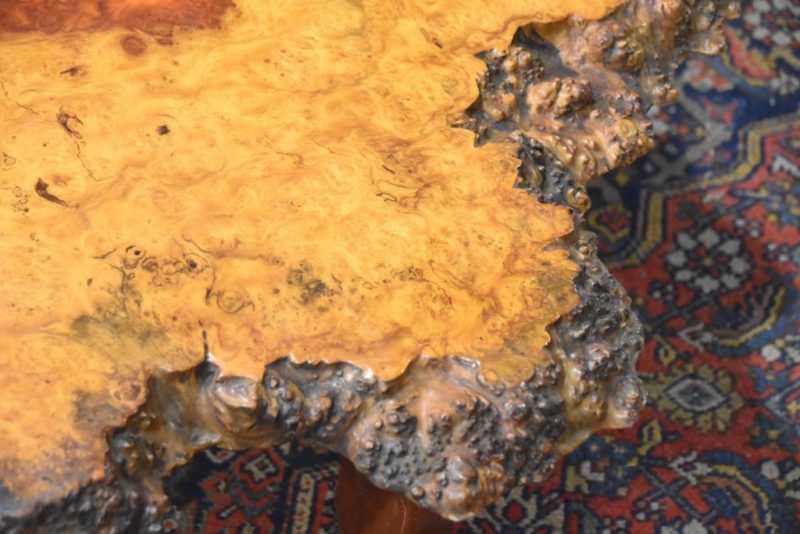 Stunning Burl Wood Table - Image 6