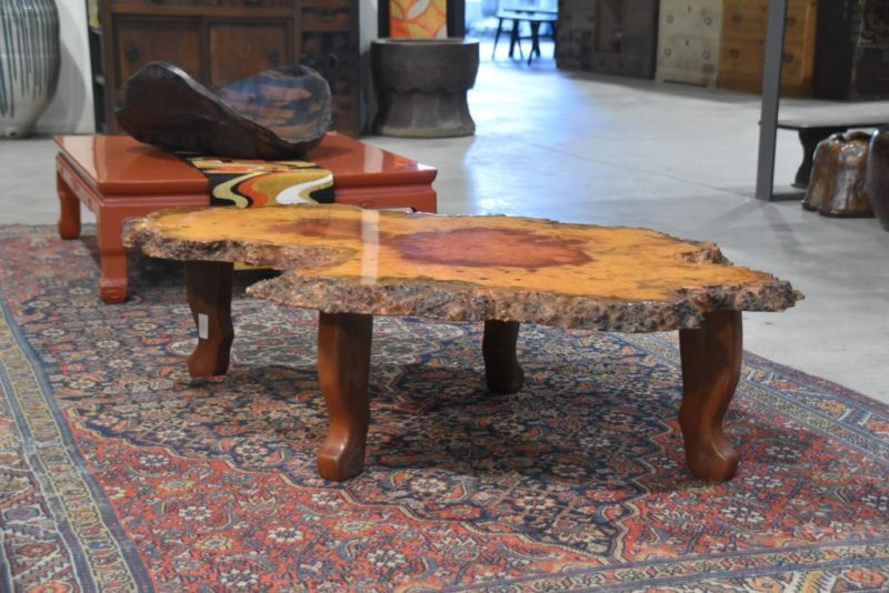 Stunning Burl Wood Table - Image 8