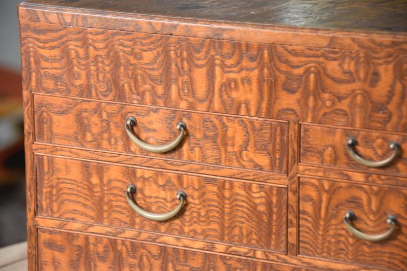 Vintage Burled Mulberry Sewing Box - Image 9