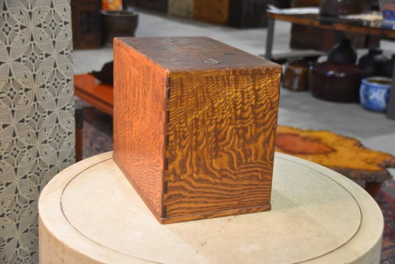 Vintage Burled Mulberry Sewing Box - Image 2