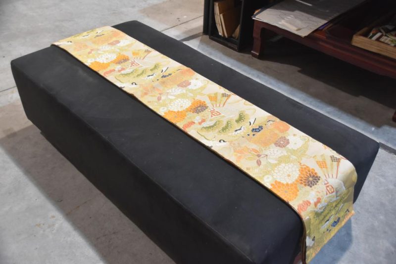 Japanese Vintage Brocade Obi Sash - Image 5