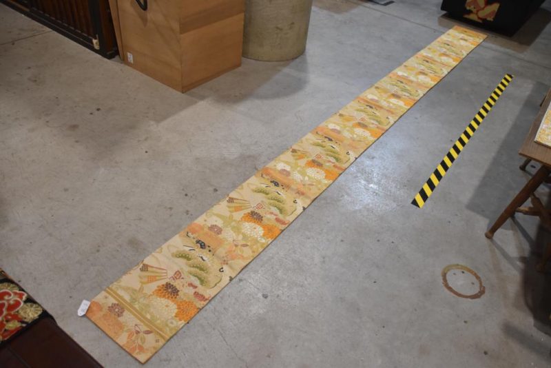 Japanese Vintage Brocade Obi Sash - Image 4