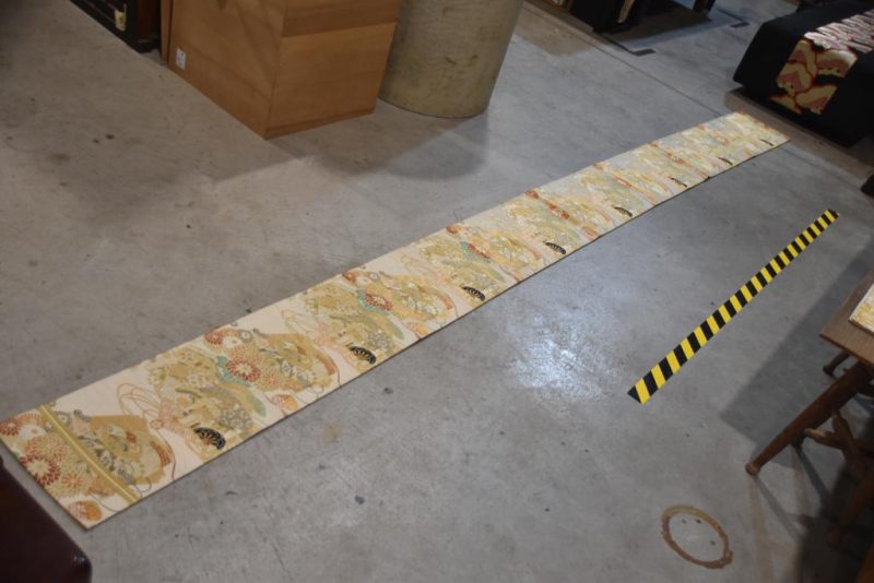 Japanese Vintage Brocade Obi Sash - Image 4