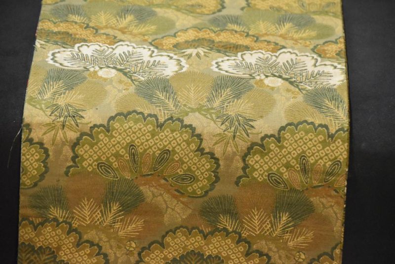 Japanese Vintage Brocade Obi Sash - Image 2
