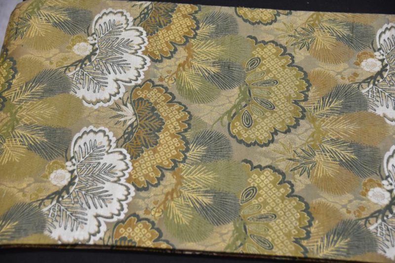 Japanese Vintage Brocade Obi Sash - Image 7