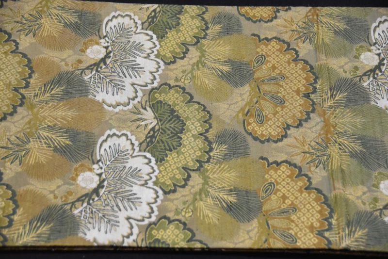 Japanese Vintage Brocade Obi Sash - Image 6