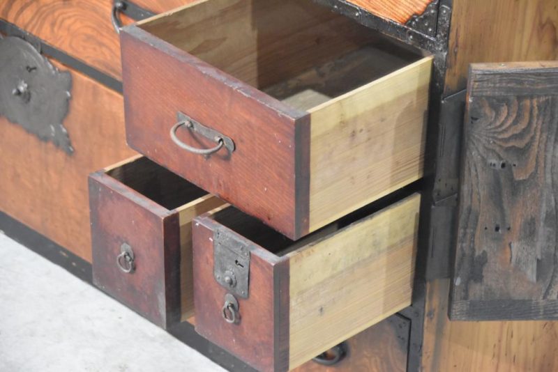 Antique Sendai Region Clothing Chest Width: 1120mm - Image 3