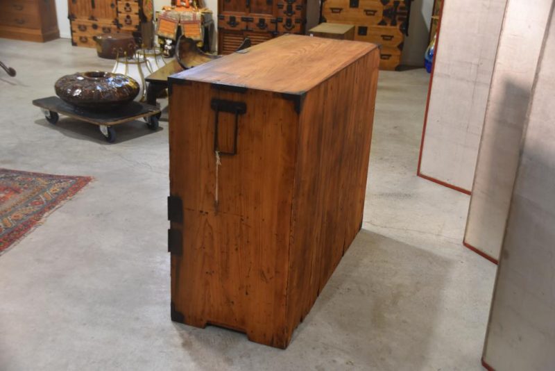 Antique Sendai Region Clothing Chest Width: 1120mm - Image 12