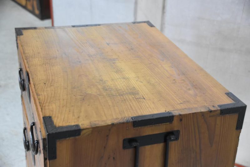 Narrow Antique Clothing Chest Width:610mm - Image 9