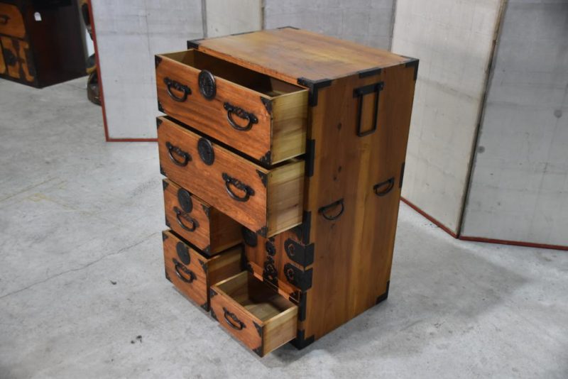 Narrow Antique Clothing Chest Width:610mm - Image 8