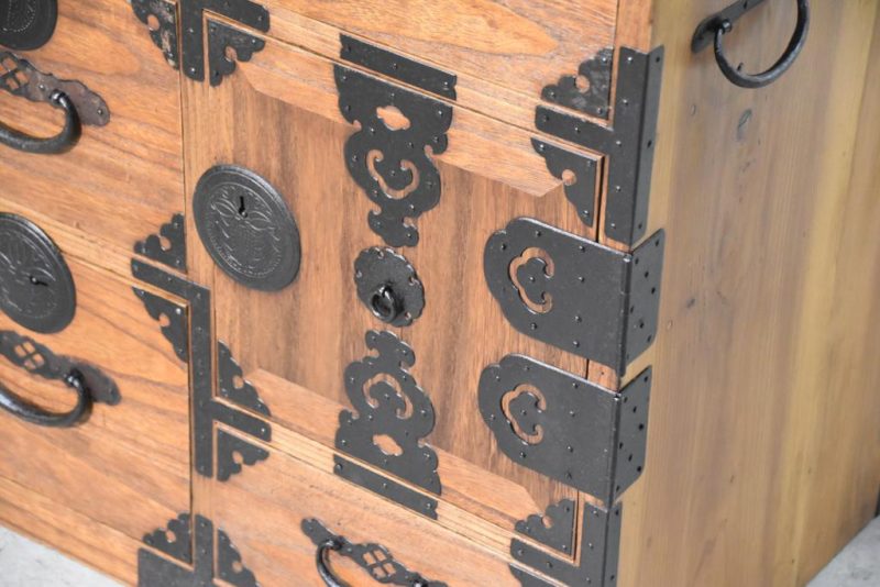 Narrow Antique Clothing Chest Width:610mm - Image 5