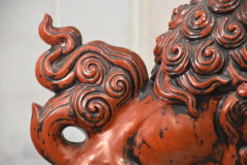 Large Kutani Pottery Shishi Buddhist Lion Dog - Image 7
