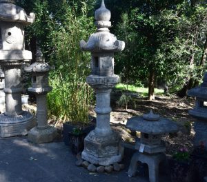 Antique Garden Lantern from Kyoto Japan Height:2150mm