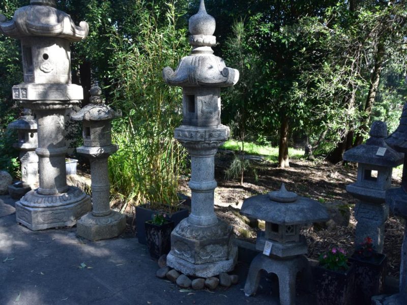 Antique Garden Lantern from Kyoto Japan Height:2150mm