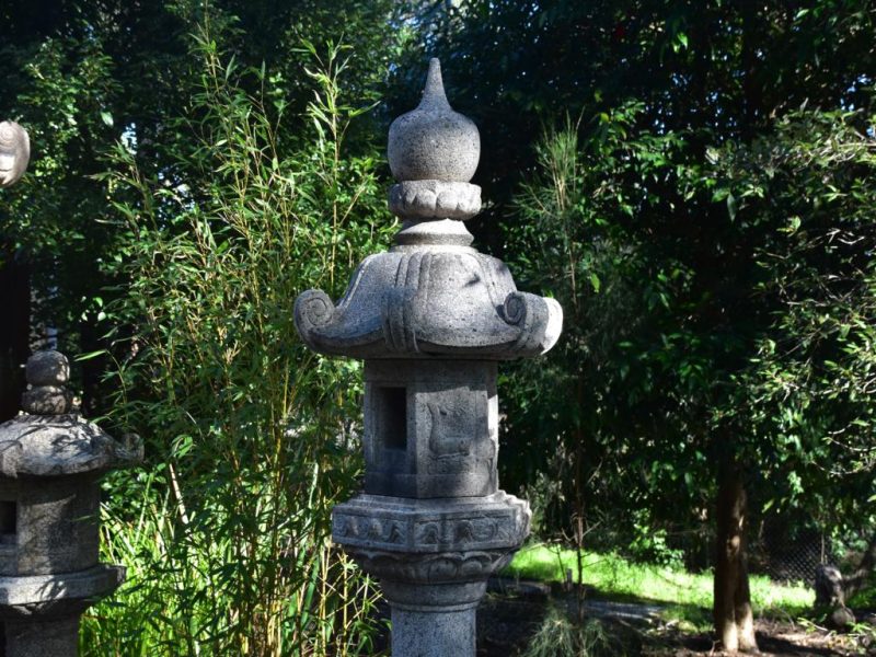 Antique Garden Lantern from Kyoto Japan Height:2150mm - Image 2