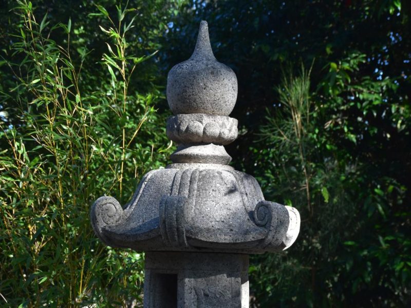 Antique Garden Lantern from Kyoto Japan Height:2150mm - Image 9