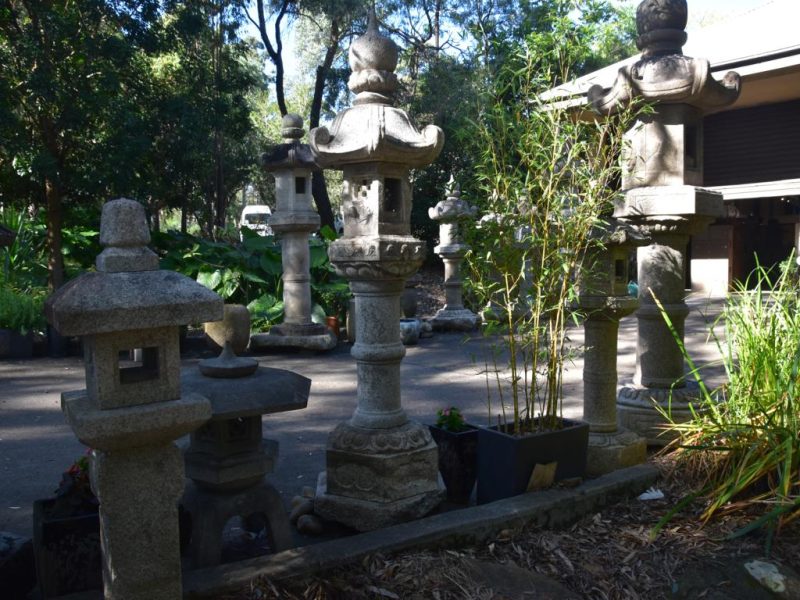 Antique Garden Lantern from Kyoto Japan Height:2150mm - Image 7