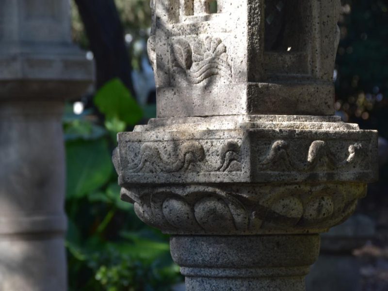 Antique Garden Lantern from Kyoto Japan Height:2150mm - Image 5