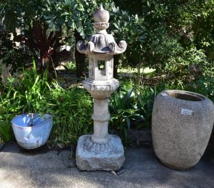 Vintage Garden Lantern from Kyoto Japan Height:1440mm