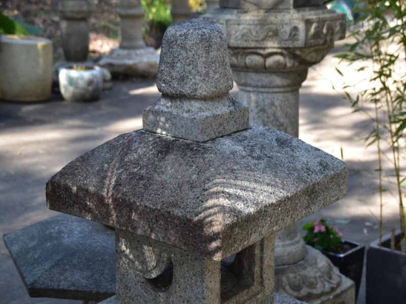Vintage Oribe Garden Lantern from Kyoto Japan Height:1160 mm - Image 8