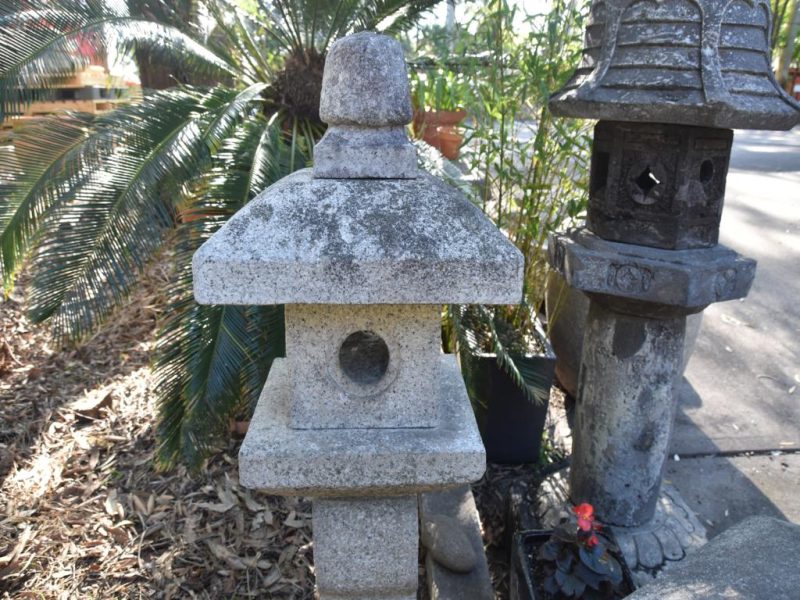 Vintage Oribe Garden Lantern from Kyoto Japan Height:1160 mm - Image 6