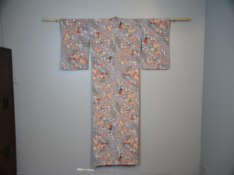 Japanese Traditional Silk Kimono