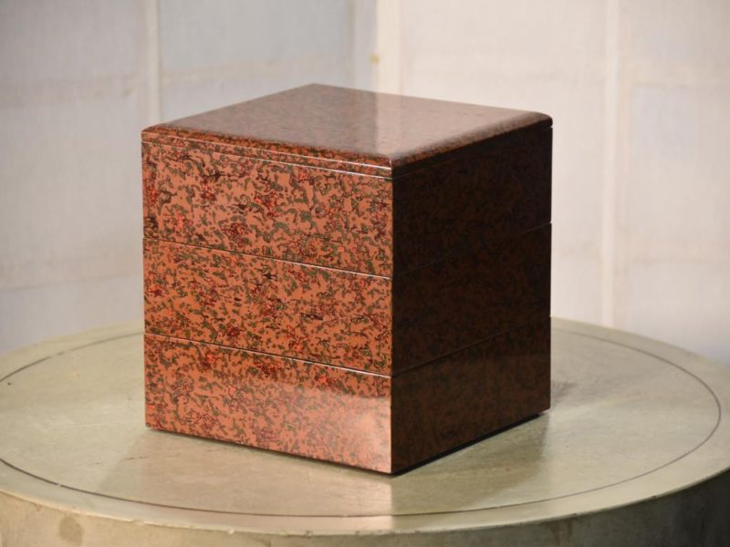 Wakasa Lacquer Stacking Food Box