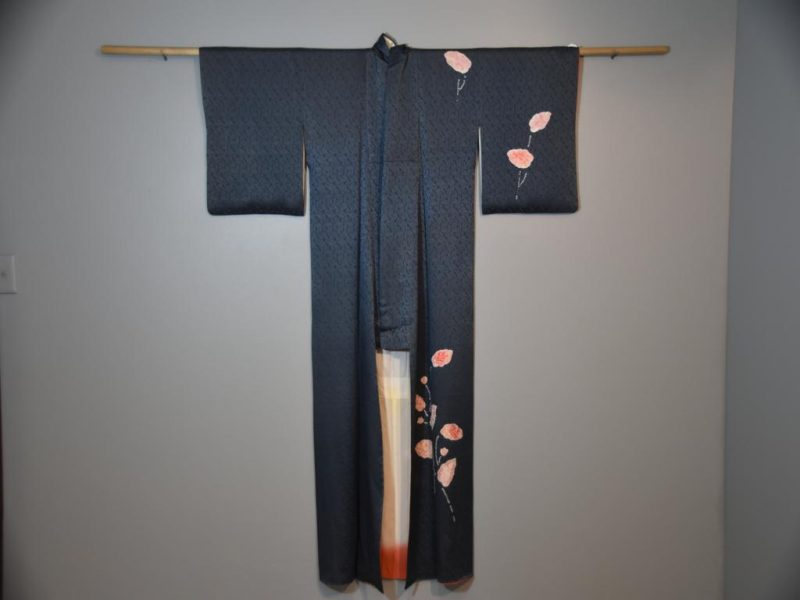 Jacquard Weave Silk Kimono - Image 6