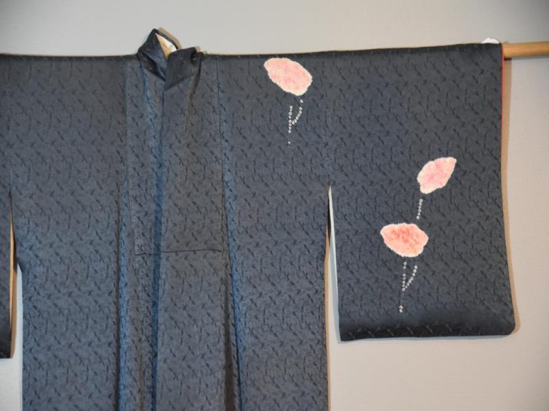 Jacquard Weave Silk Kimono - Image 5