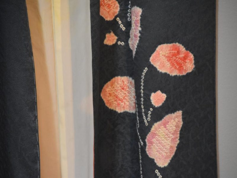 Jacquard Weave Silk Kimono - Image 4